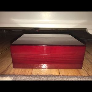 Mahogany jewelry box